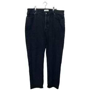 Abercrombie & Fitch The Dad High Rise Jeans Black Button Fly Women’s Size 33 16L